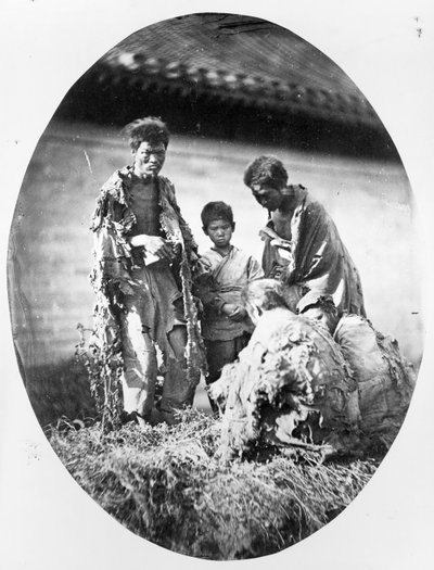 Misery in China, c.1875 by French Photographer